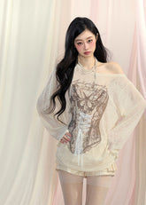 Loose Lace Sunscreen Shirt